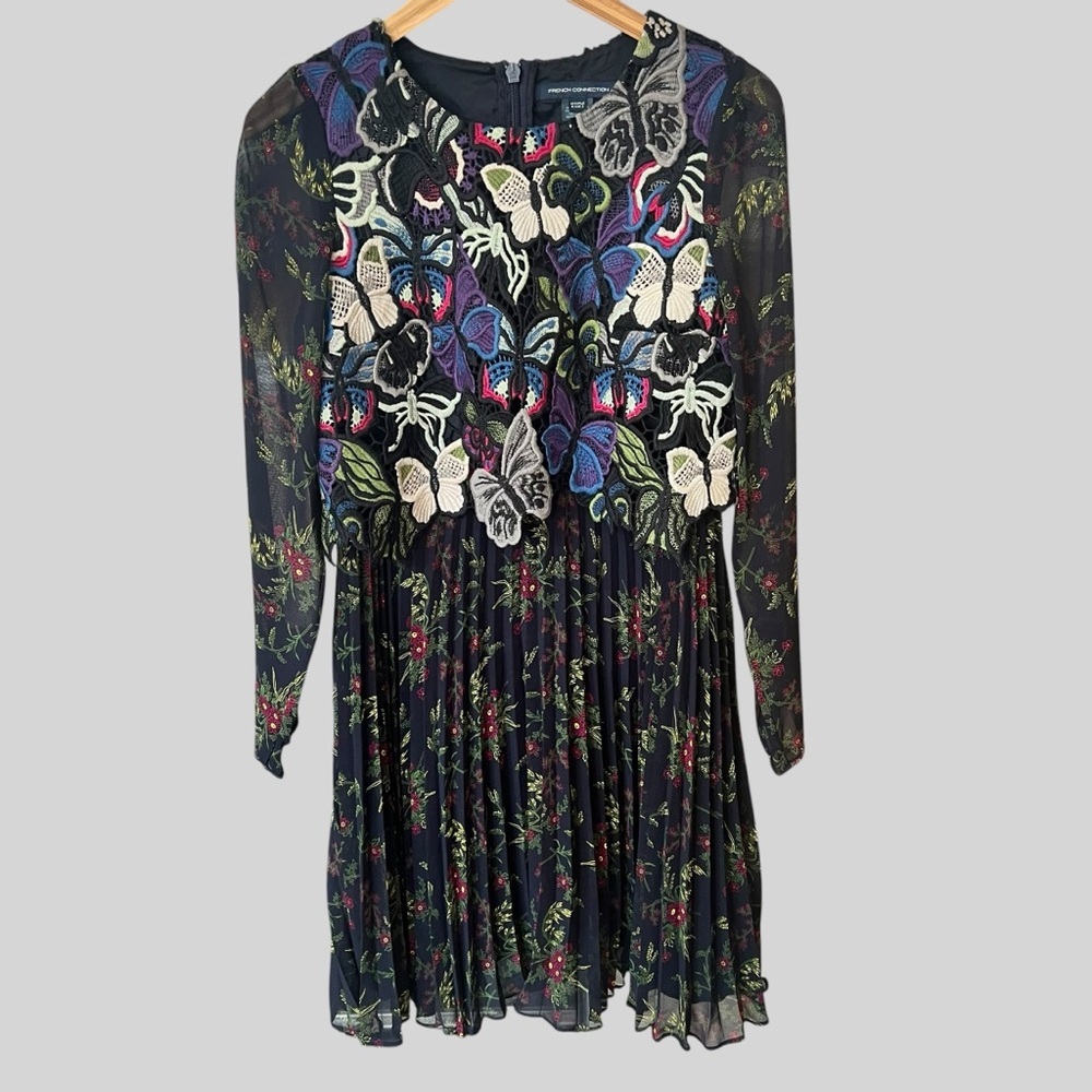 French Connection floral dress.